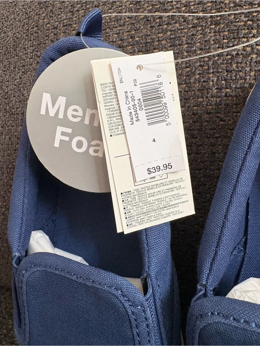 GAP Kids Navy Slip-On Sneakers with Green Baby Yoda Graphic